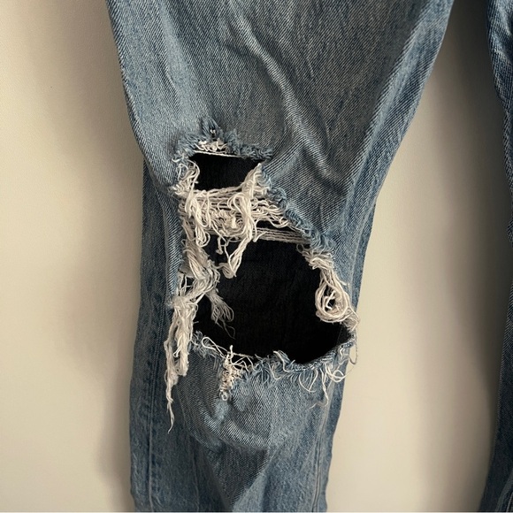 Abercrombie & Fitch The 90s Straight Ultra High Rise Curve Love Jeans-Size 27 - Picture 3 of 7